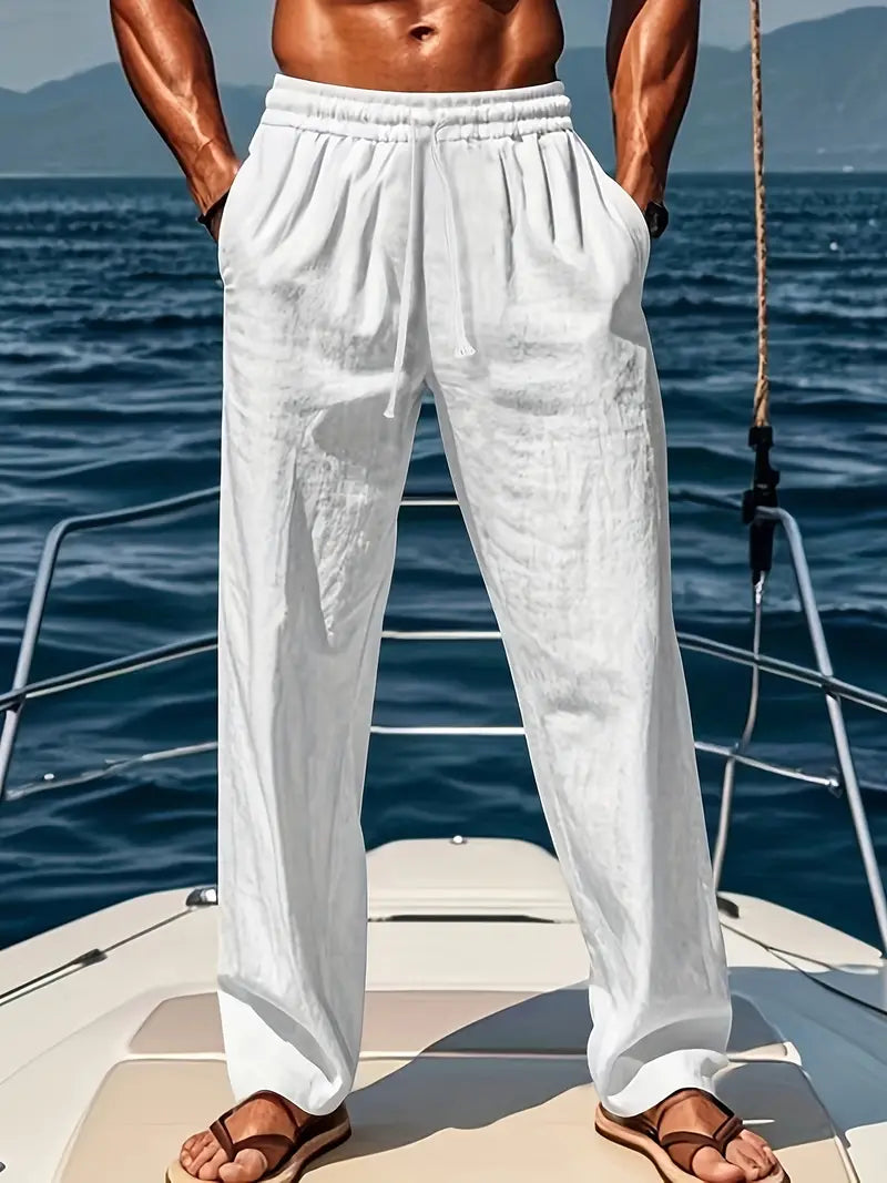 Theodore | Men's Drawstring Loose Fit Casual Pants