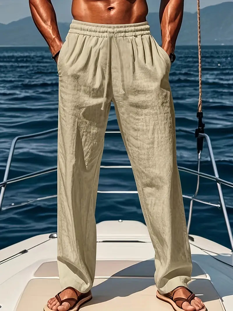 Theodore | Men's Drawstring Loose Fit Casual Pants