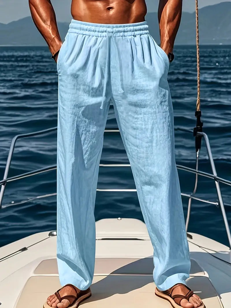 Theodore | Men's Drawstring Loose Fit Casual Pants