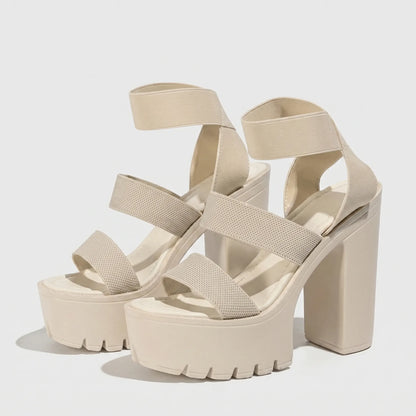 Thick-Sole Platform Sandals