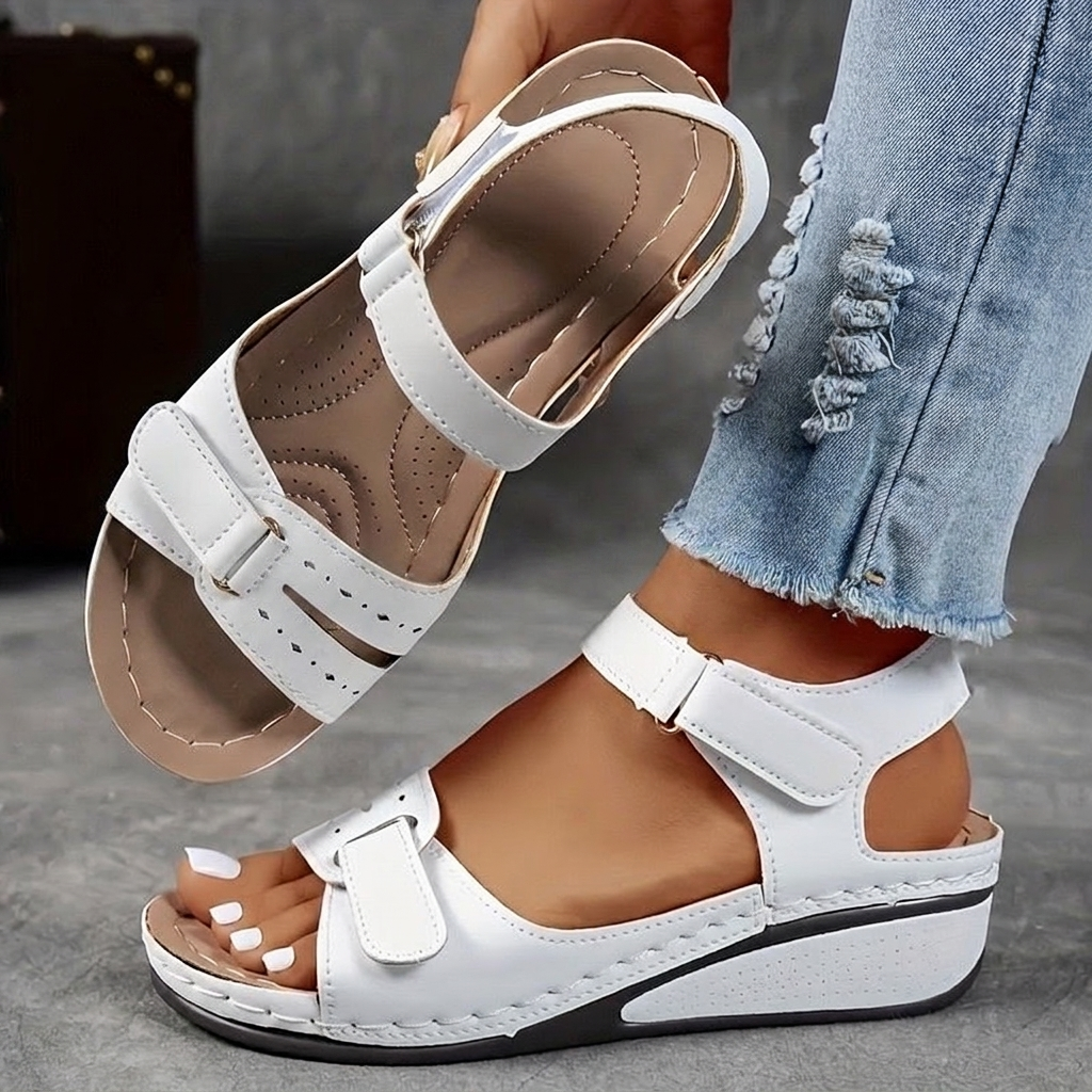 Thick-Sole Strap Sandals