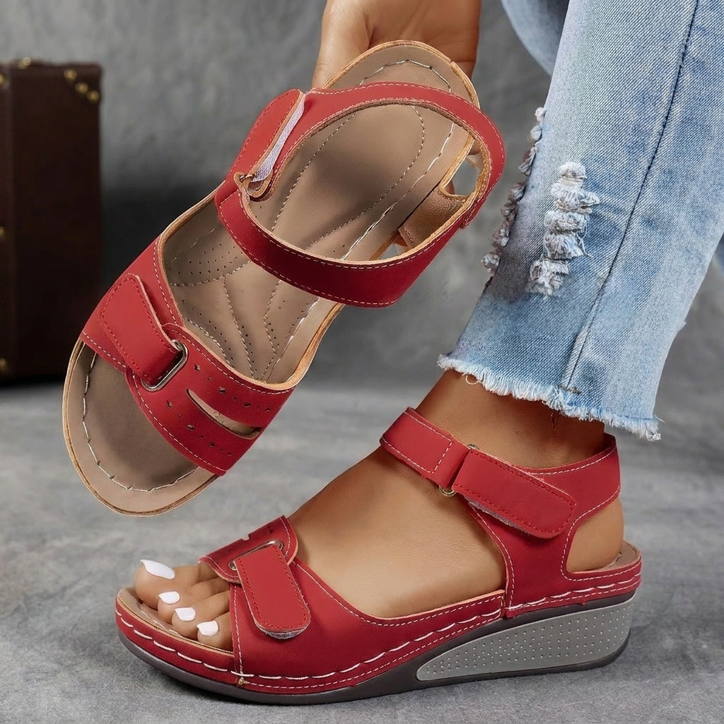 Thick-Sole Strap Sandals