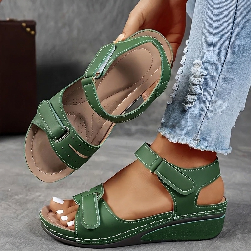 Thick-Sole Strap Sandals