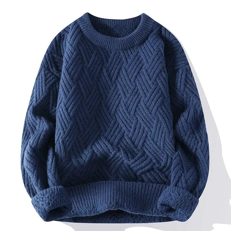 Tony | Men's Textured Long Sleeve Sweater