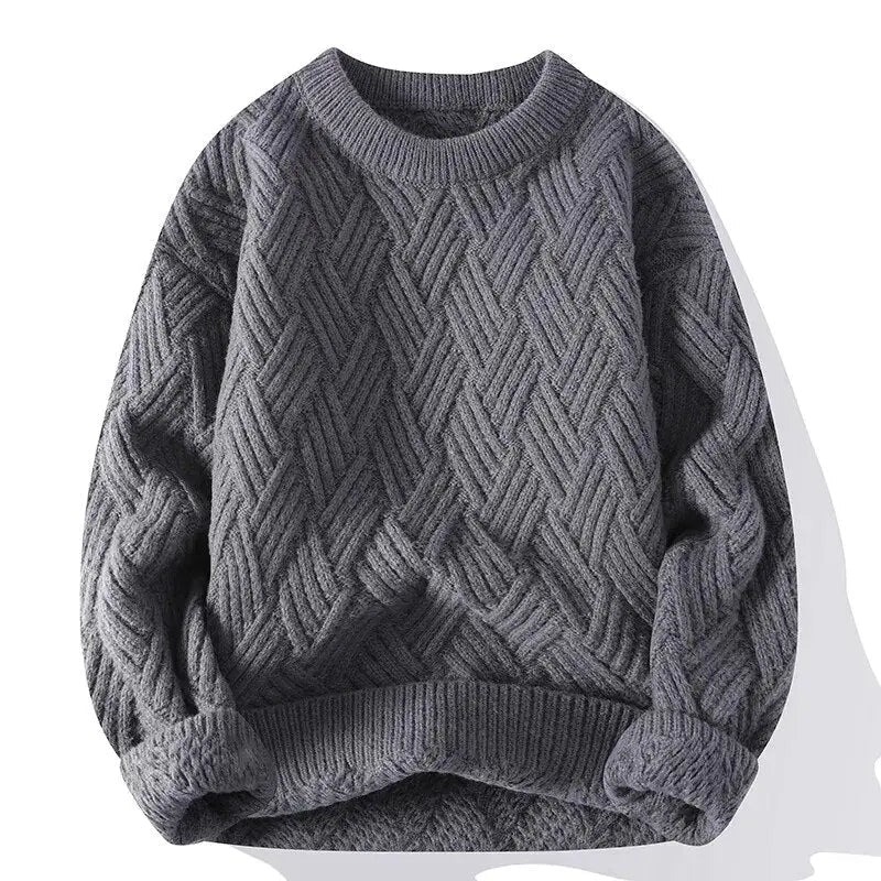 Tony | Men's Textured Long Sleeve Sweater
