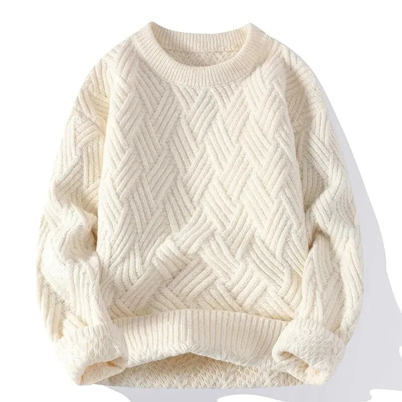 Tony | Men's Textured Long Sleeve Sweater