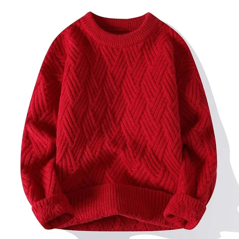 Tony | Men's Textured Long Sleeve Sweater