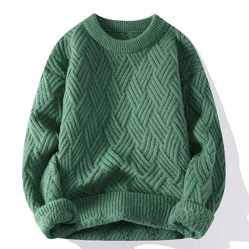 Tony | Men's Textured Long Sleeve Sweater
