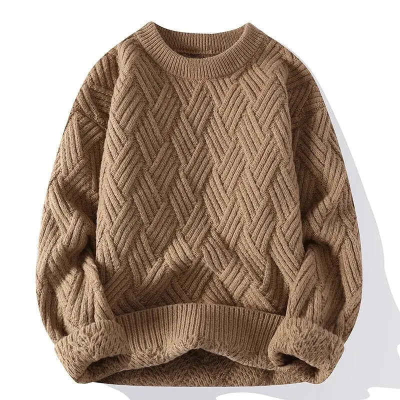 Tony | Men's Textured Long Sleeve Sweater