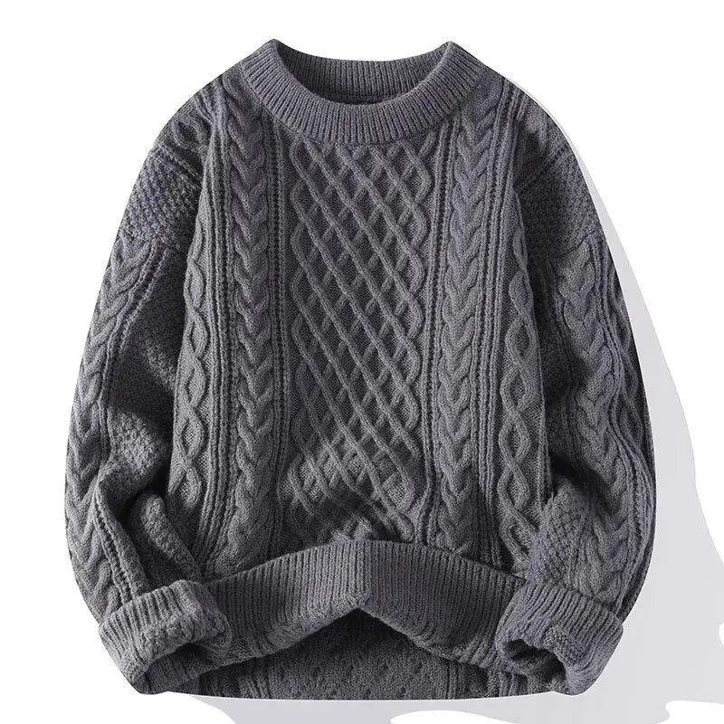 Tony | Men's Textured Long Sleeve Sweater
