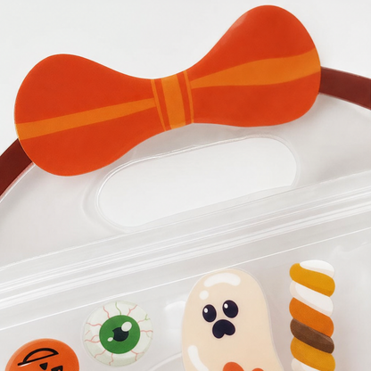 Transparent Zippered Pumpkin Favor Bags (30-Pack)