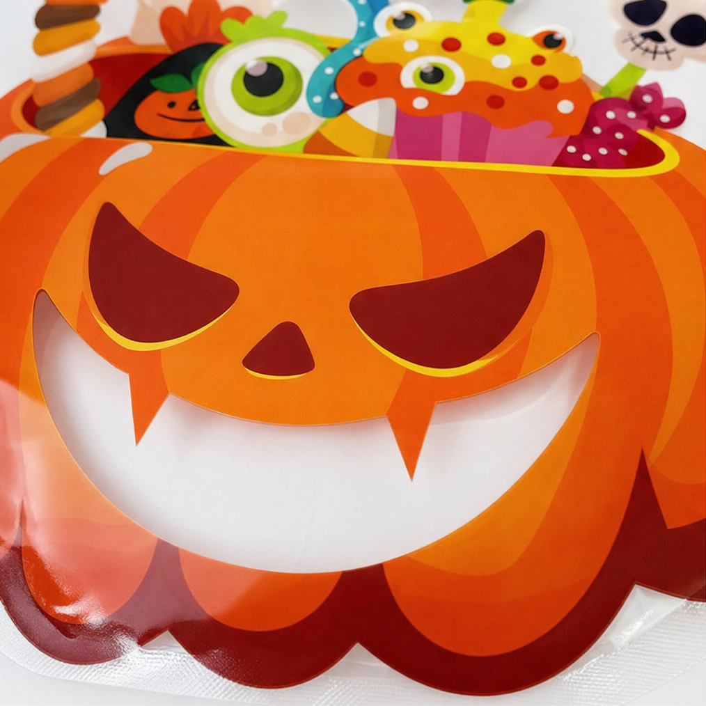 Transparent Zippered Pumpkin Favor Bags (30-Pack)