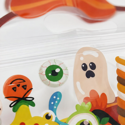 Transparent Zippered Pumpkin Favor Bags (30-Pack)
