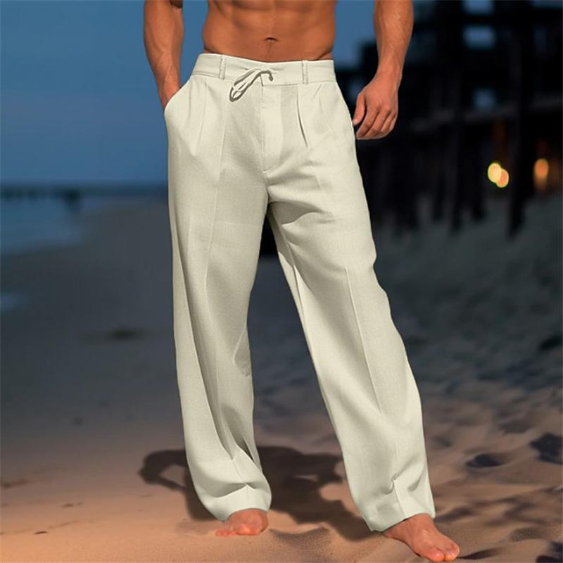 Trey | Men's Wide Leg Pleated Pants
