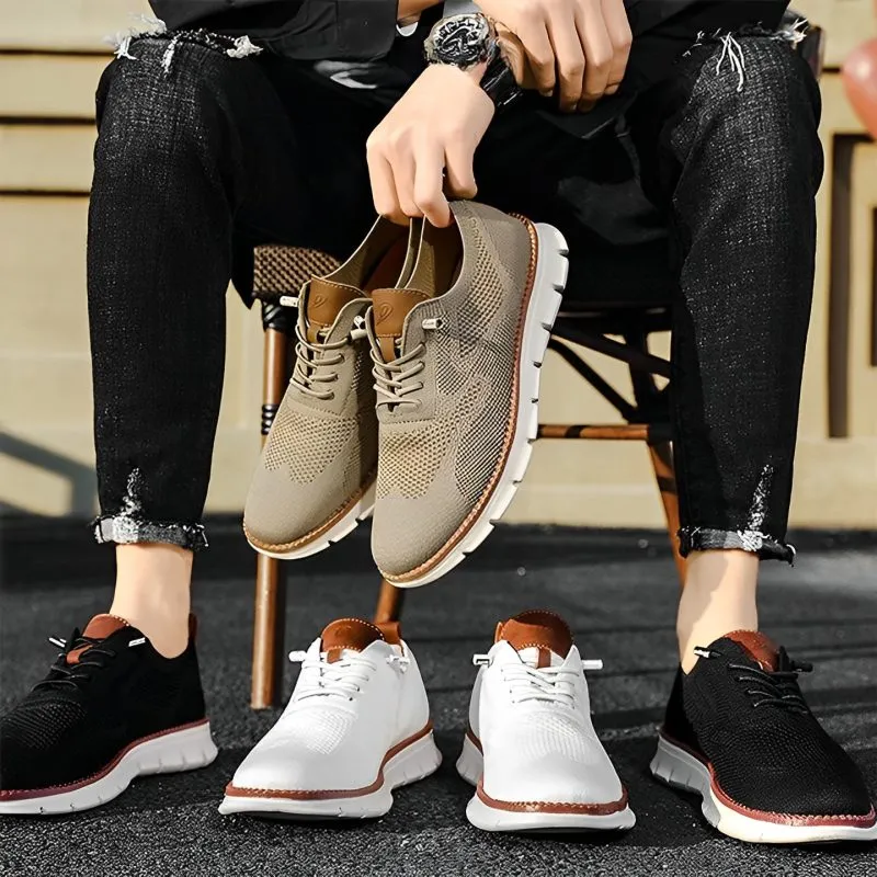 Urban Ultra-Comfort Dress Shoes – Wide Fit Orthopedic & Lightweight Style