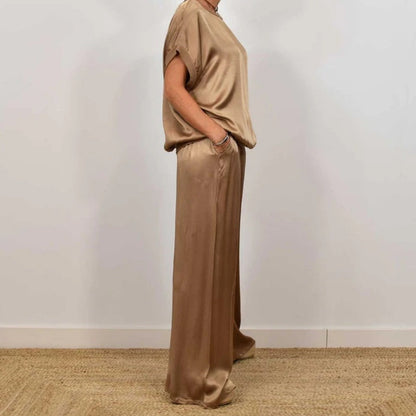 Veronica | Women's Wide Leg Loose Fit Two-Piece Set