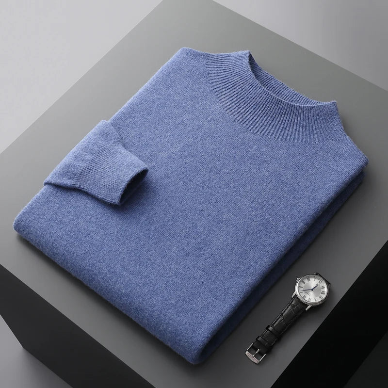 Vincent | Men's Mock Neck Sweater