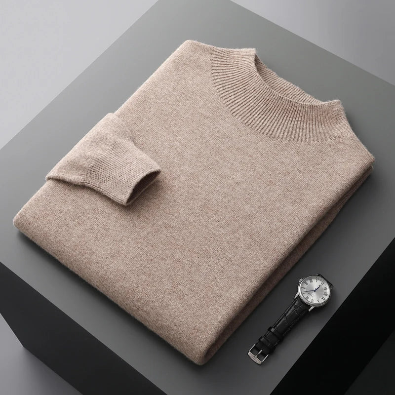 Vincent | Men's Mock Neck Sweater