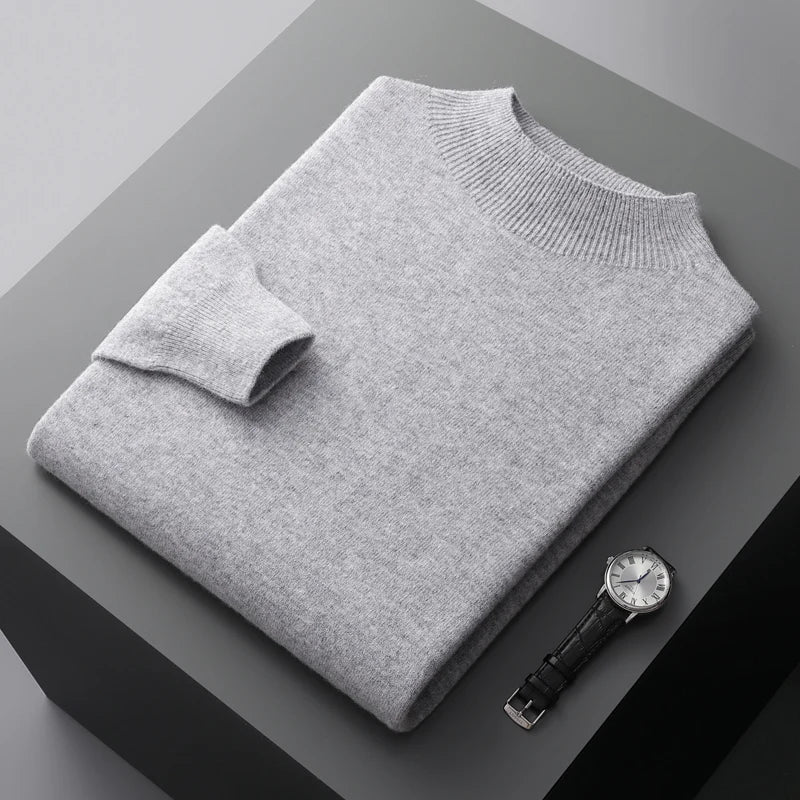 Vincent | Men's Mock Neck Sweater