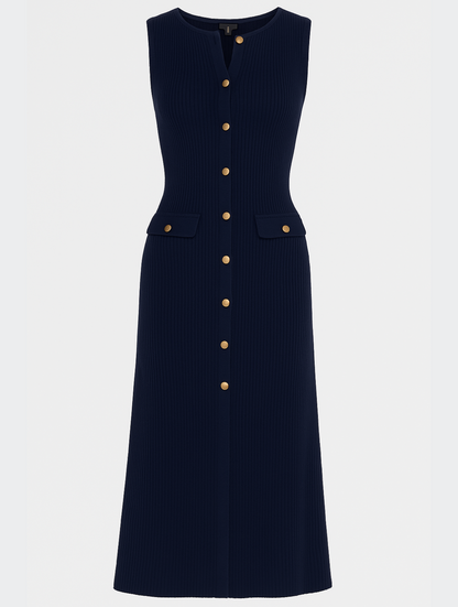 Violet | Women's Sleeveless A-Line Midi Dress