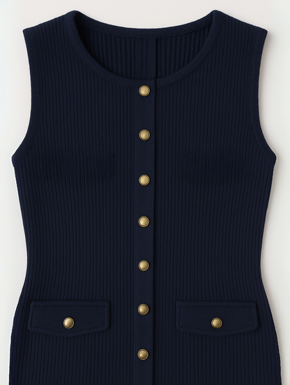 Violet | Women's Sleeveless A-Line Midi Dress