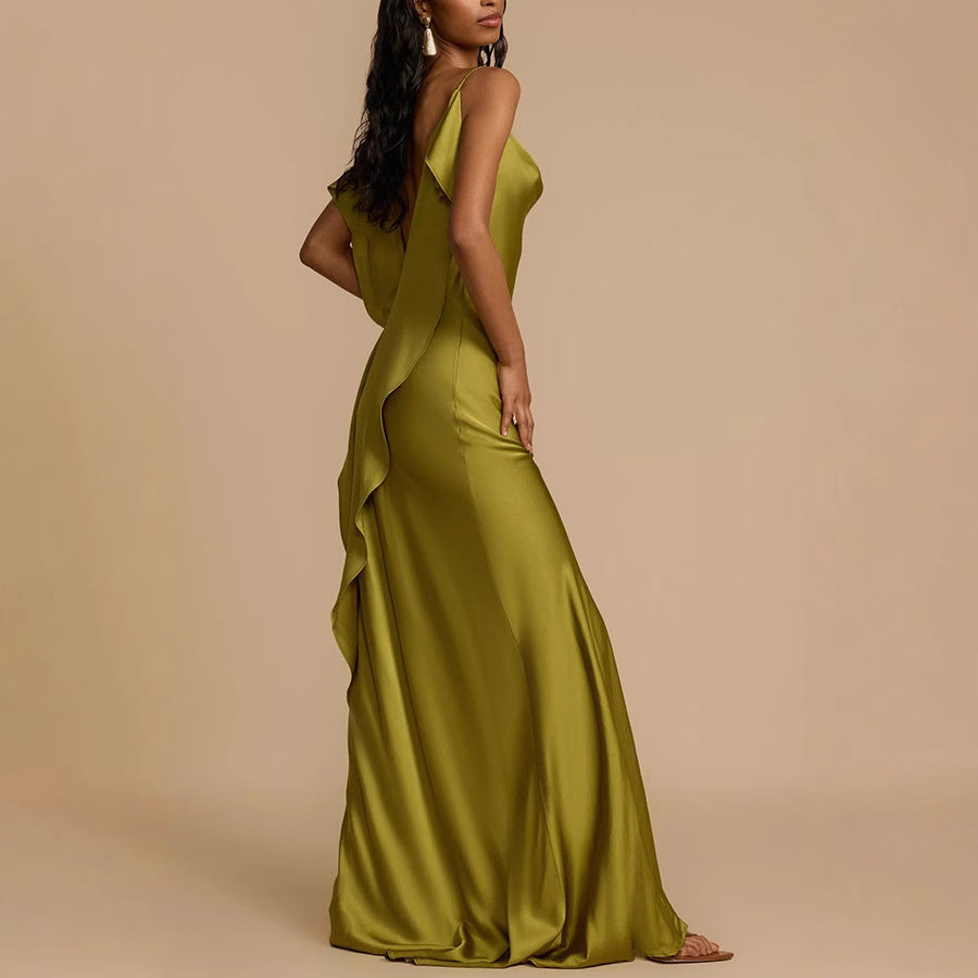 Virginia | Women's Spaghetti Strap Maxi Dress