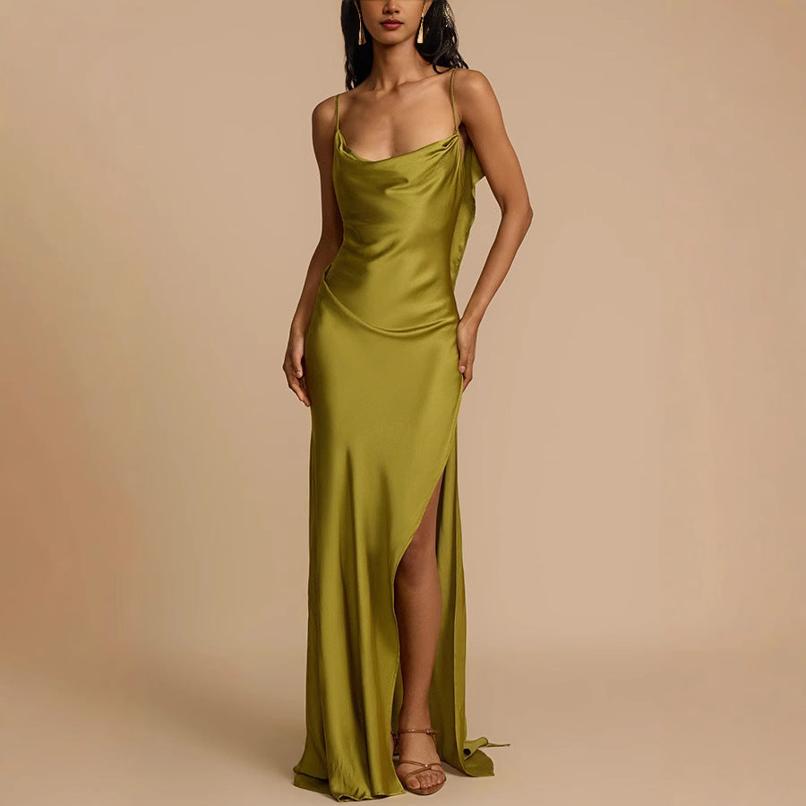 Virginia | Women's Spaghetti Strap Maxi Dress