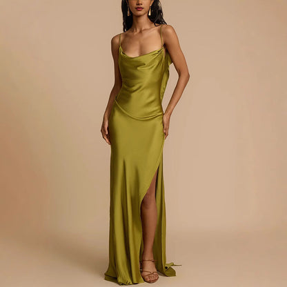 Virginia | Women's Spaghetti Strap Maxi Dress