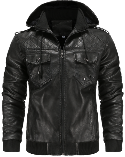 Wade | Men's Hooded Bomber Jacket