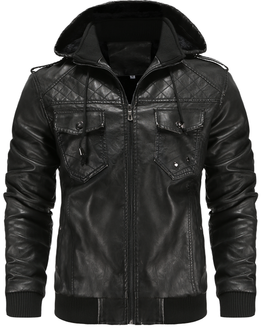 Wade | Men's Hooded Bomber Jacket