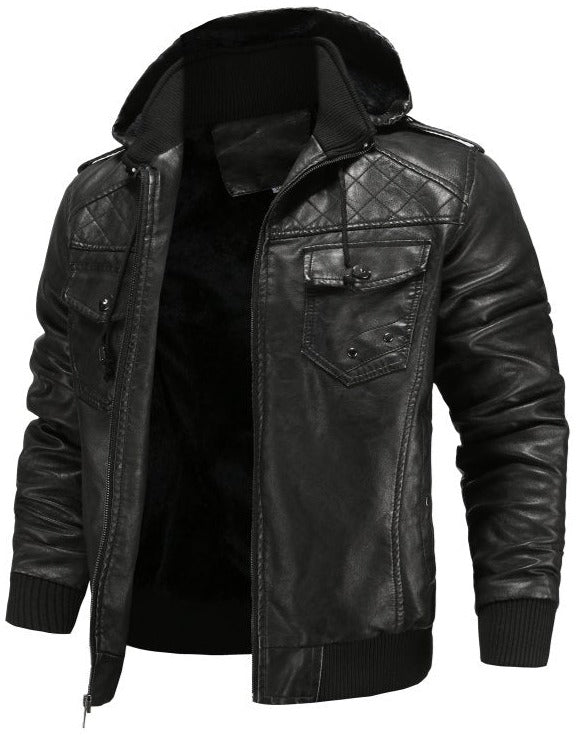 Wade | Men's Hooded Bomber Jacket
