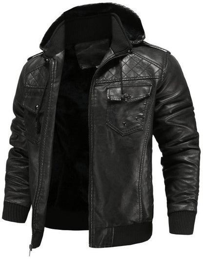 Wade | Men's Hooded Bomber Jacket