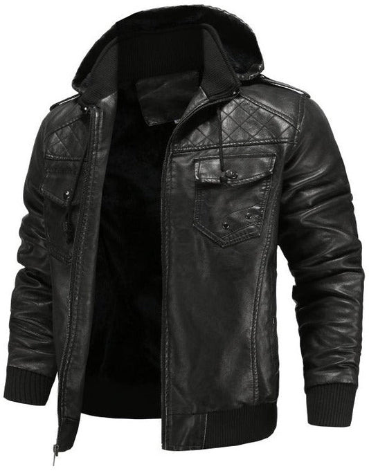 Wade | Men's Hooded Bomber Jacket