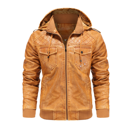 Wade | Men's Hooded Bomber Jacket