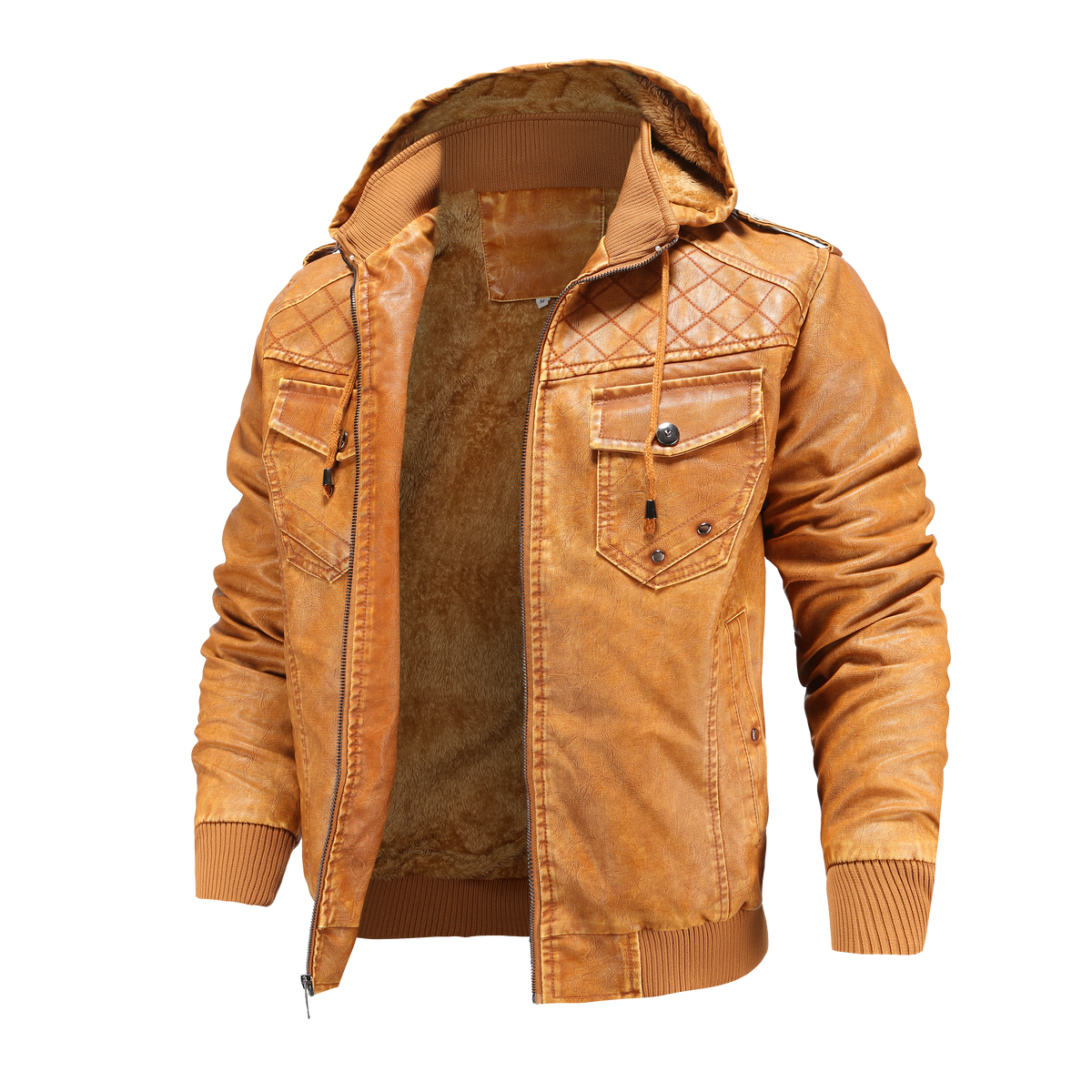 Wade | Men's Hooded Bomber Jacket