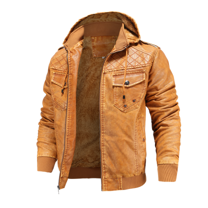 Wade | Men's Hooded Bomber Jacket
