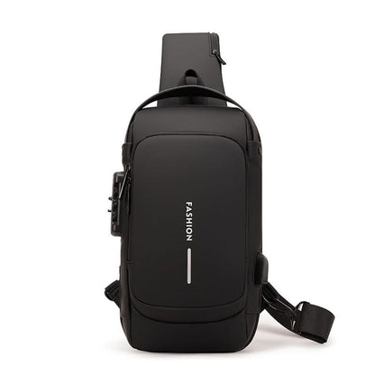Waterproof Shoulder Travel Bag with USB Port