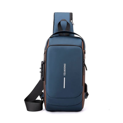 Waterproof Shoulder Travel Bag with USB Port
