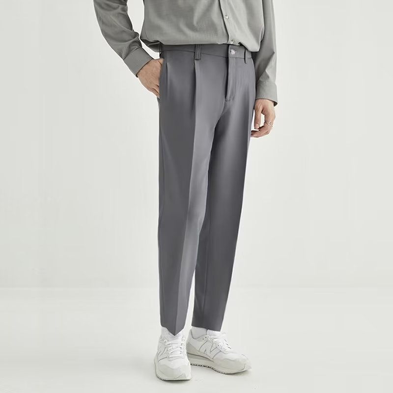 Waylon | Men's Pleated Ankle Length Dress Pants