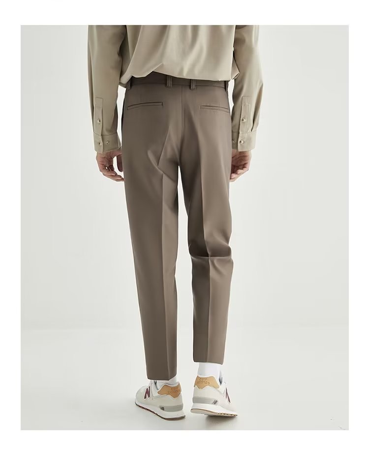 Waylon | Men's Pleated Ankle Length Dress Pants