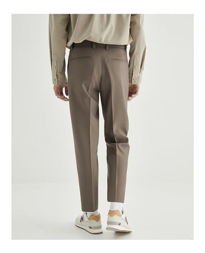 Waylon | Men's Pleated Ankle Length Dress Pants