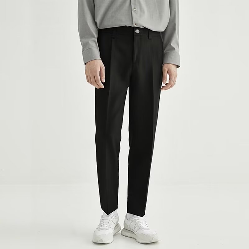 Waylon | Men's Pleated Ankle Length Dress Pants