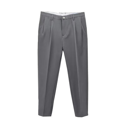 Waylon | Men's Pleated Ankle Length Dress Pants