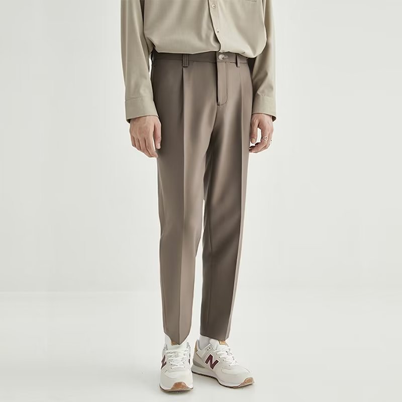 Waylon | Men's Pleated Ankle Length Dress Pants