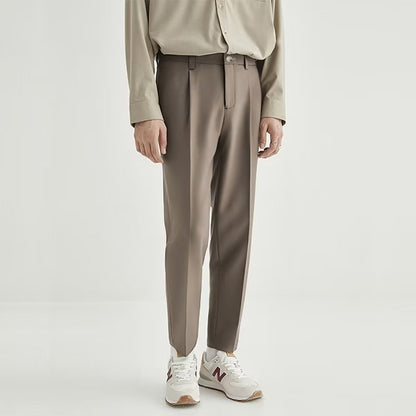 Waylon | Men's Pleated Ankle Length Dress Pants