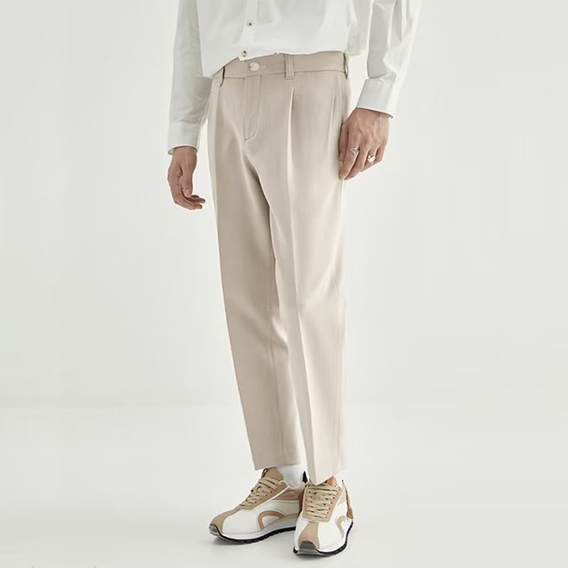 Waylon | Men's Pleated Ankle Length Dress Pants