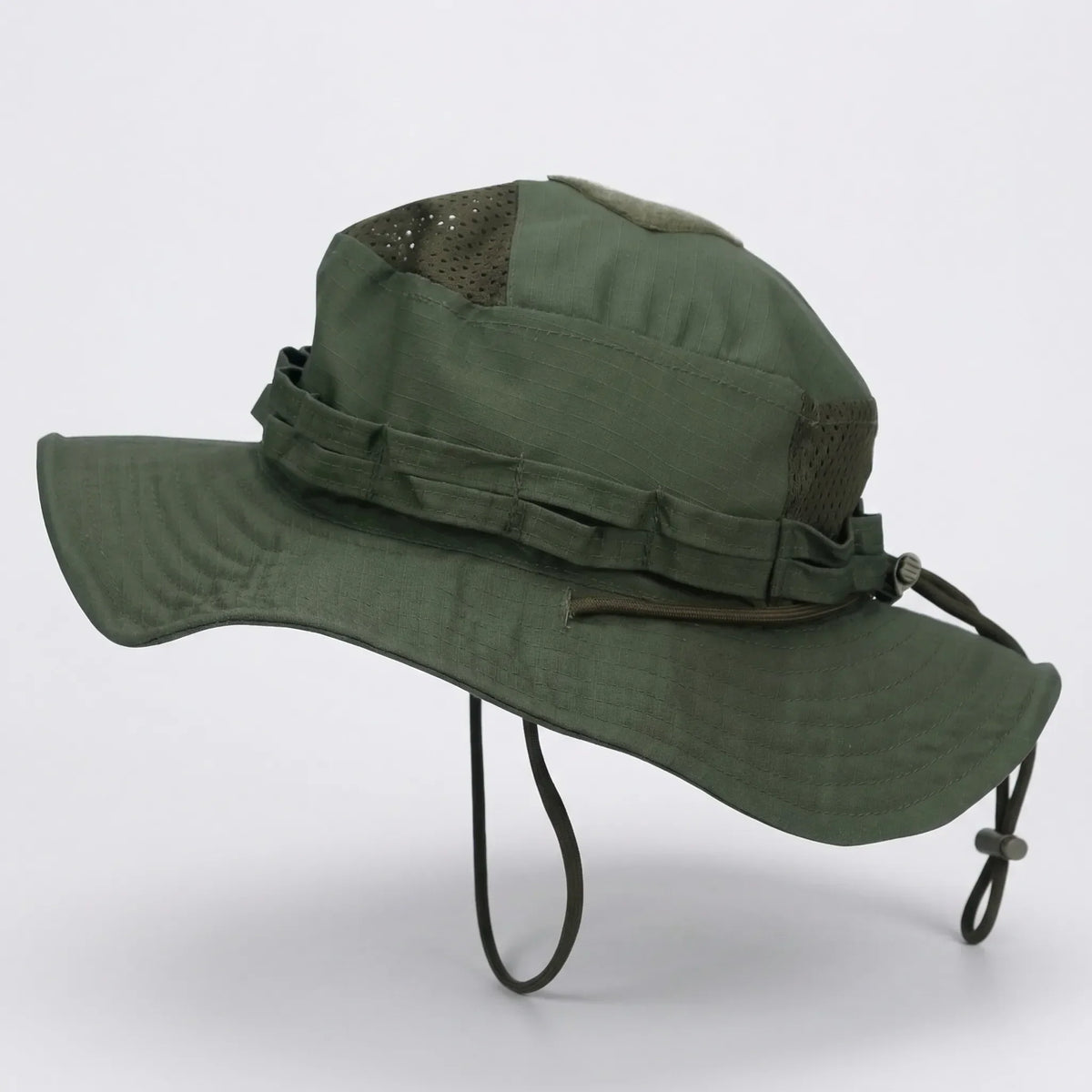 Wide-Brim Tactical Camouflage Bucket Hat