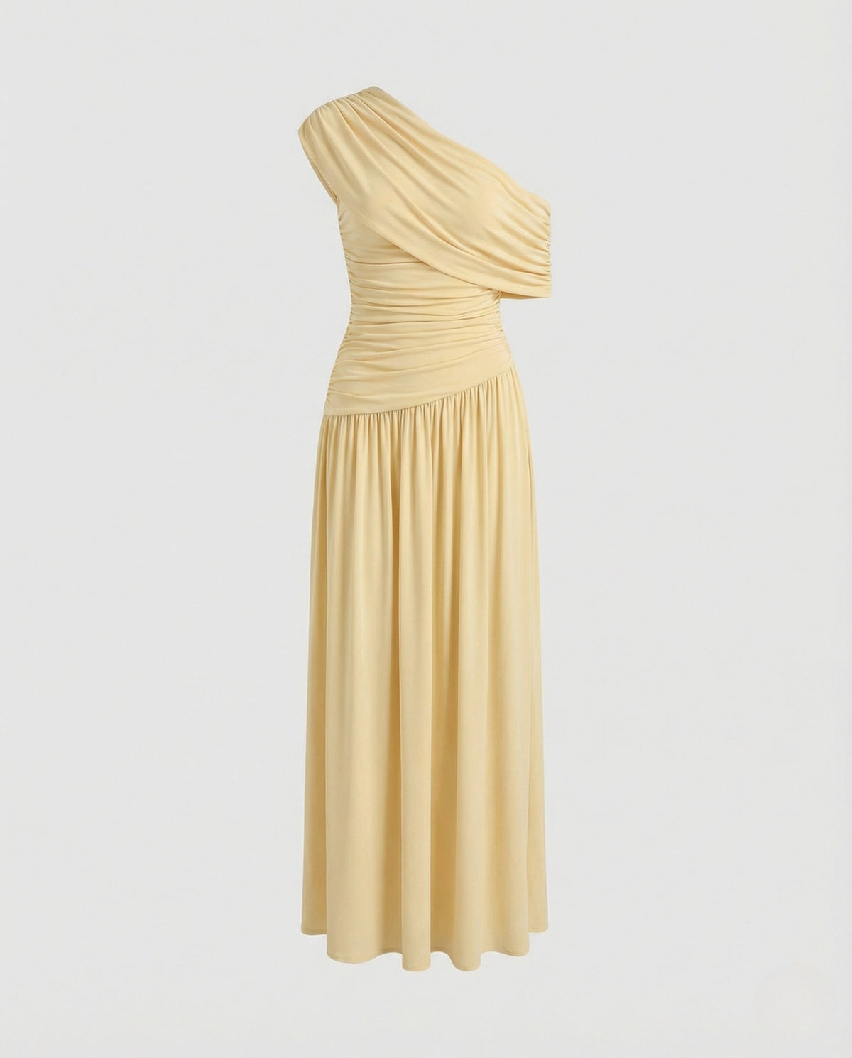 Women's Asymmetric Off-the-Shoulder Maxi Dress