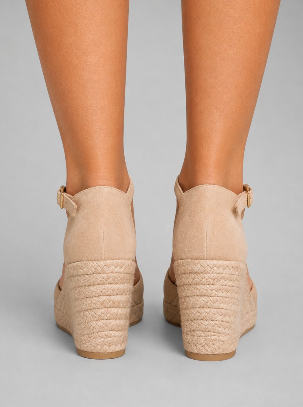 Women's Black Closed-Toe Espadrille Wedge Sandals with Ankle Strap