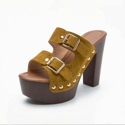 Women's Block Heel Platform Sandals